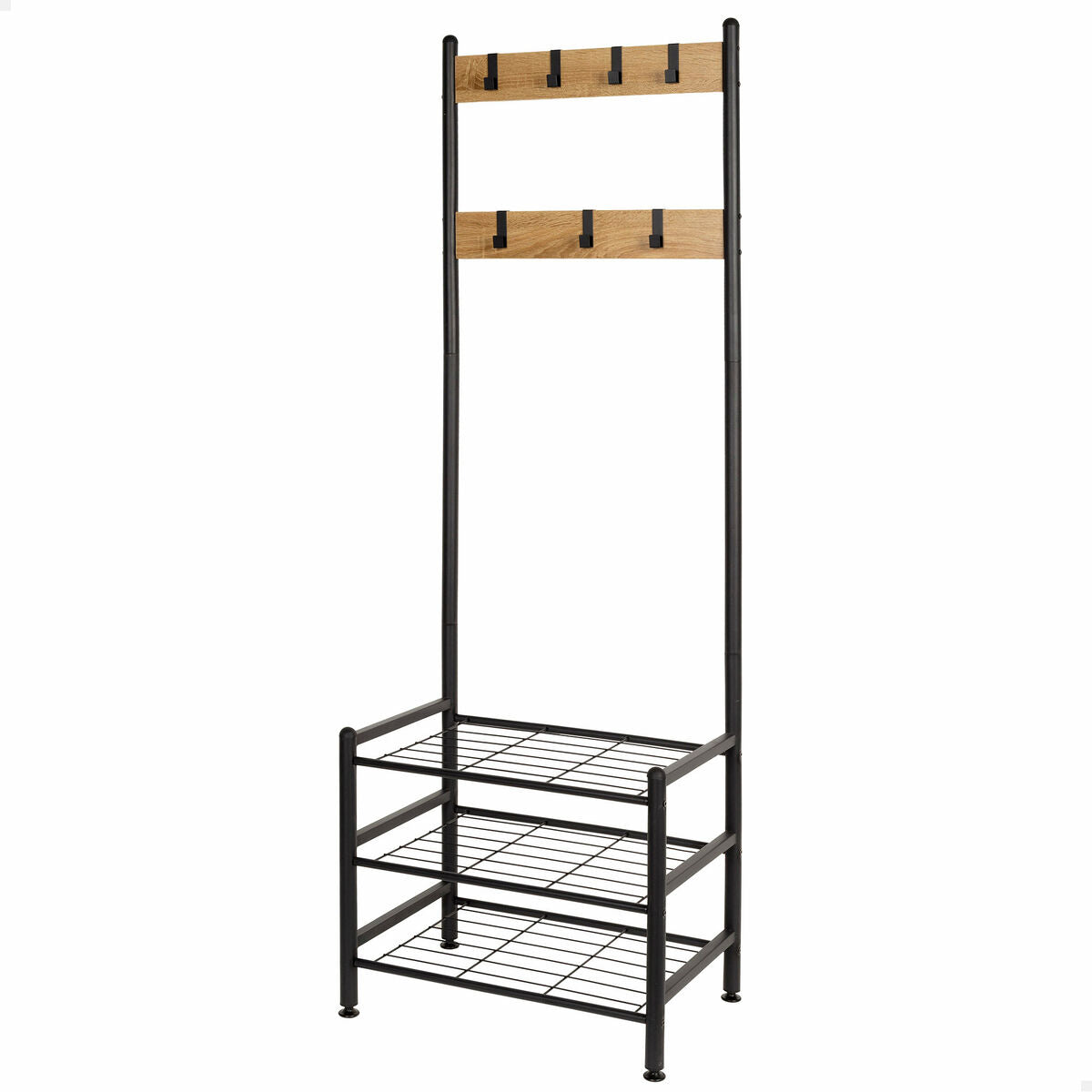 Garderobe mit Einlegeboden Max Home Stahl Melamine Spanplatte Minimalistisch 60 x 175 x 40 cm